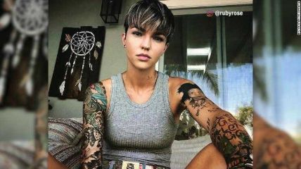 Ruby Rose is an Australian model, actress, and television personality.